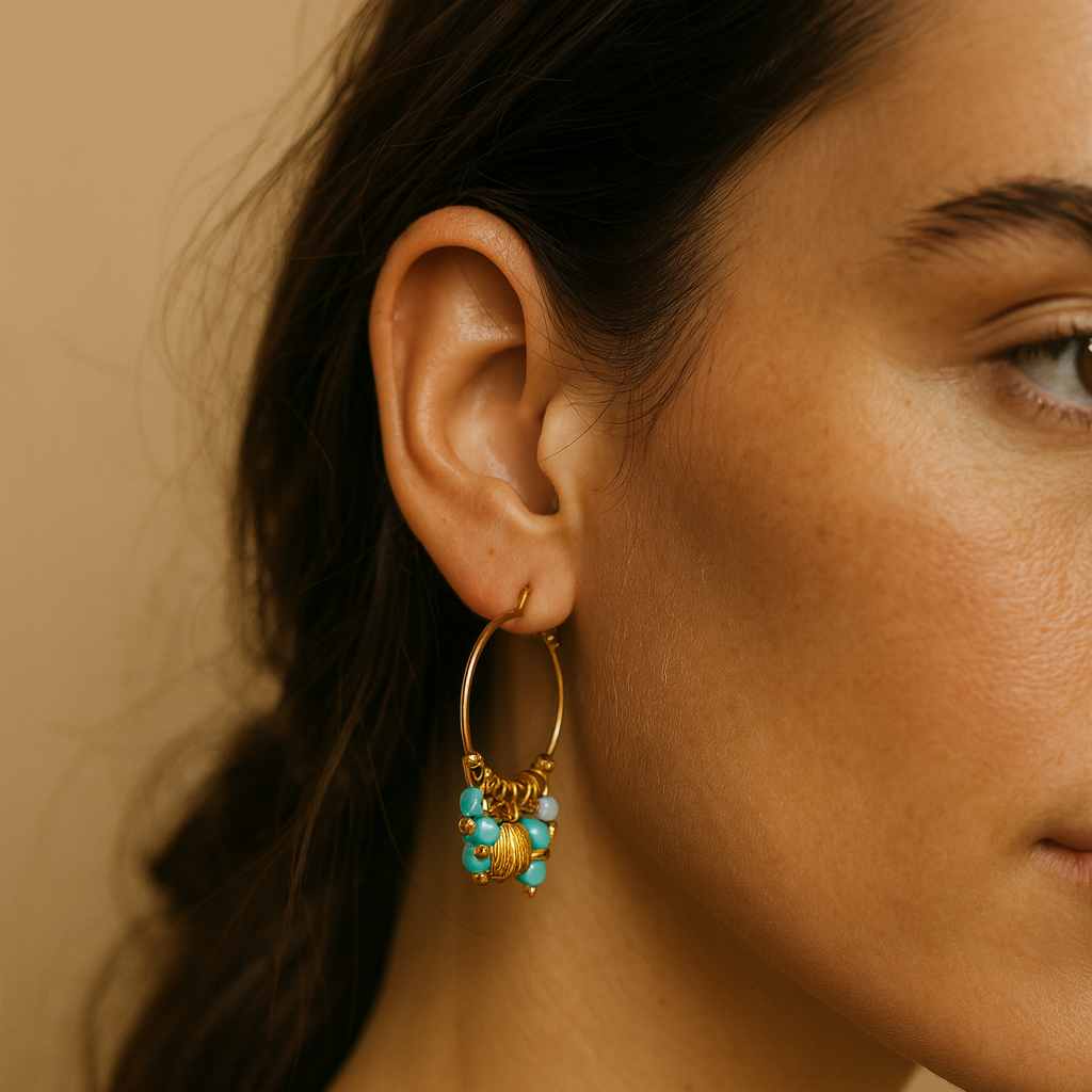 Coastal Charm Hoop Earrings