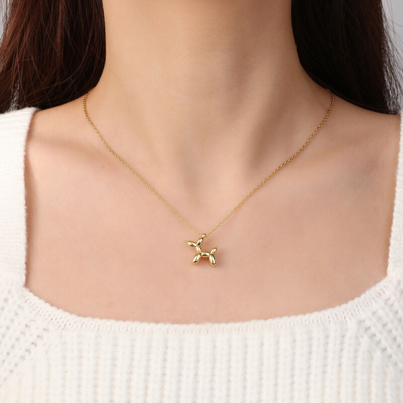 Balloon Pup Necklace