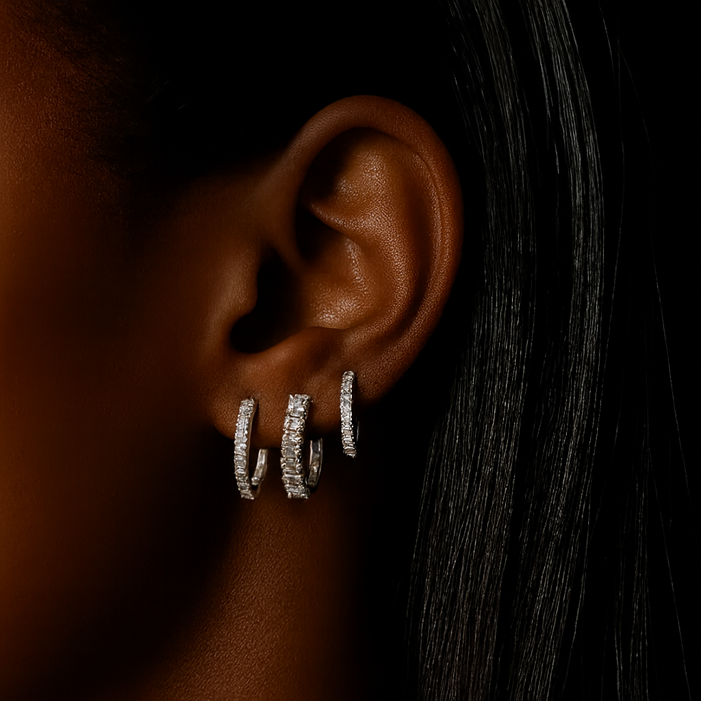 The Celeste Trio Earrings