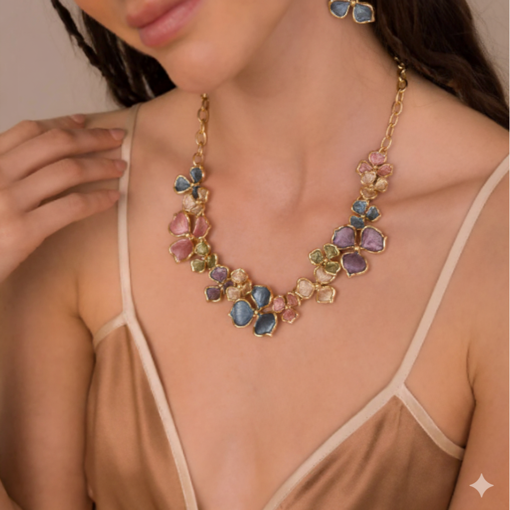 The Petal Cascade Necklace