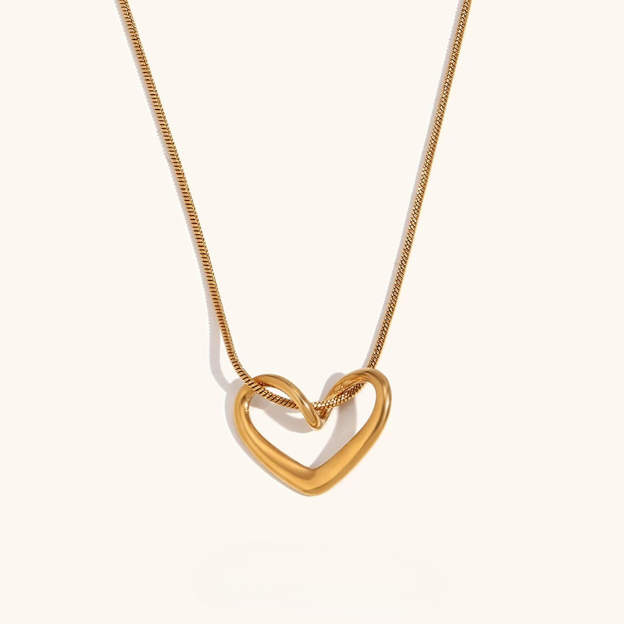 The Twisted Heart Necklace