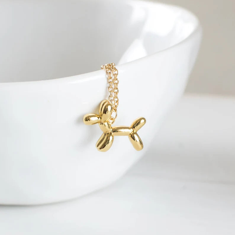 Balloon Pup Necklace