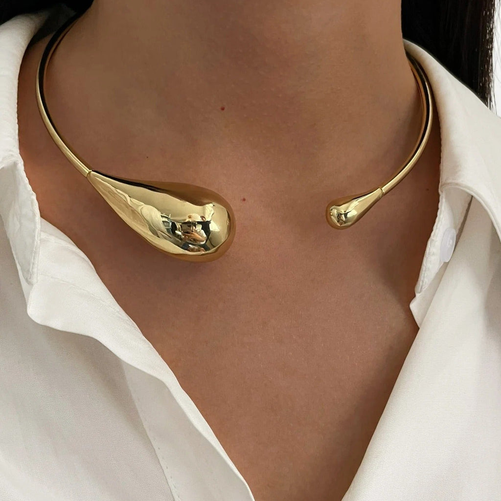 Luna Drop Collar Necklace