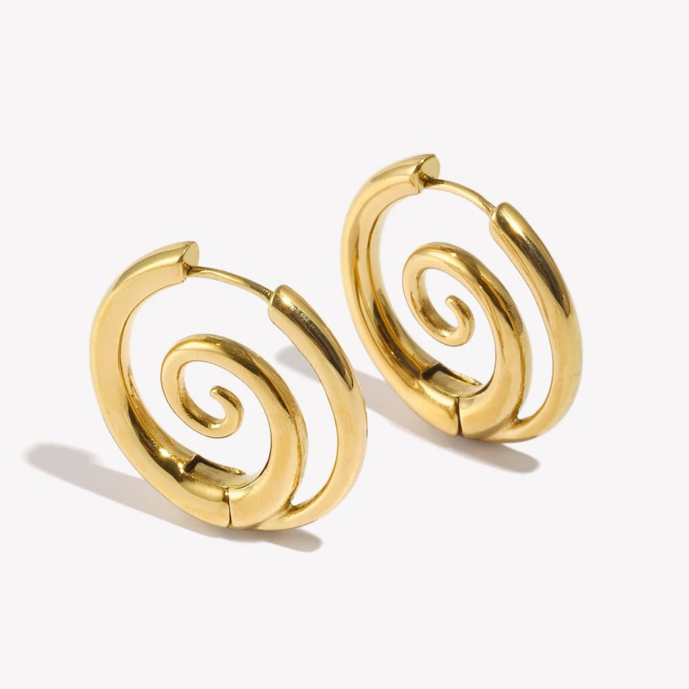 Solara Spiral Earrings