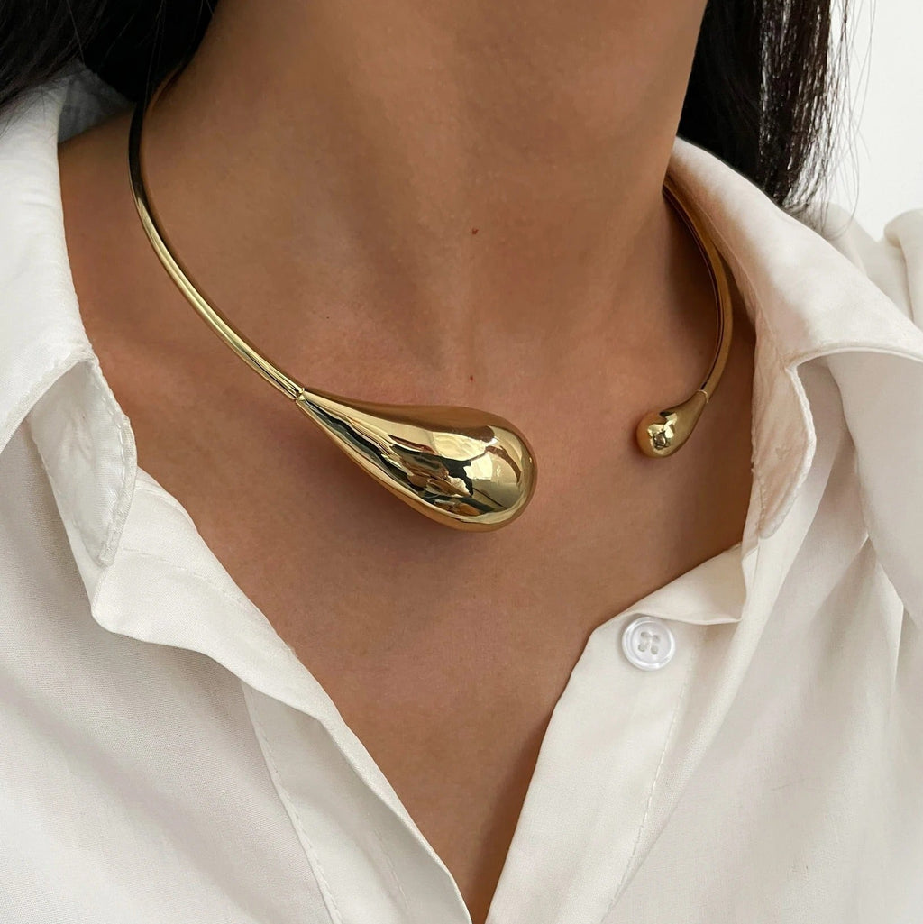 Luna Drop Collar Necklace