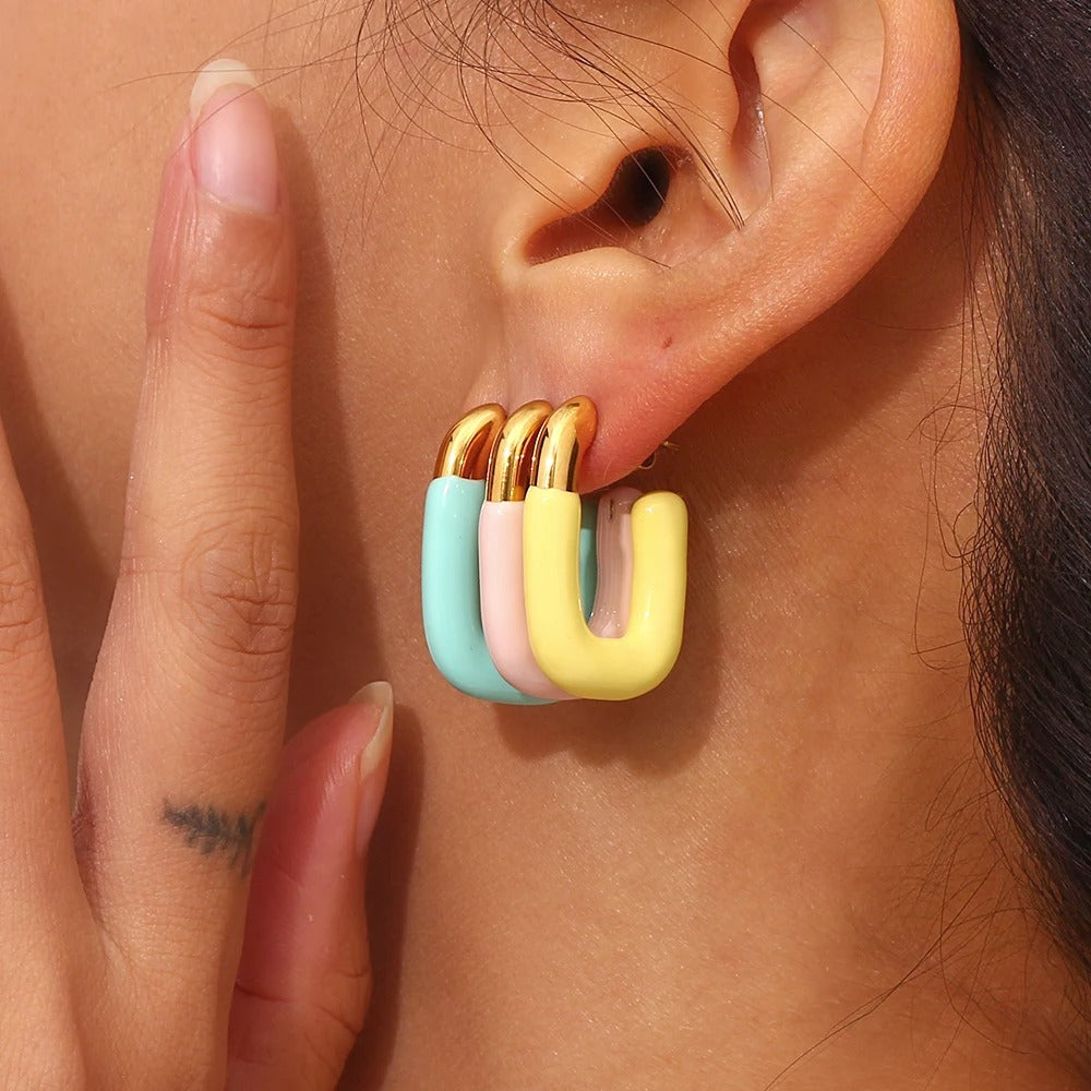 The Candy Square Hoops