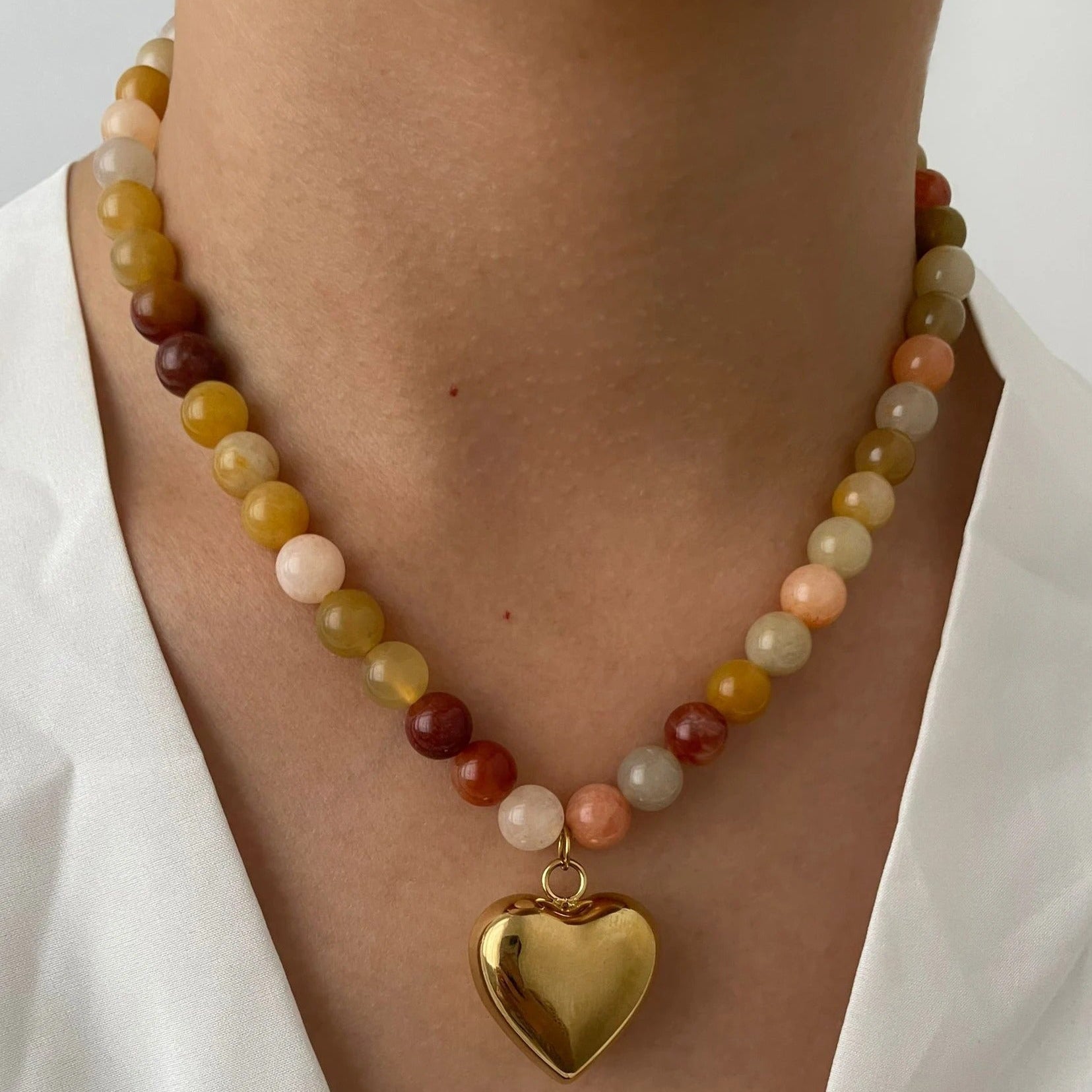 The Golden Heart Harmony Necklace