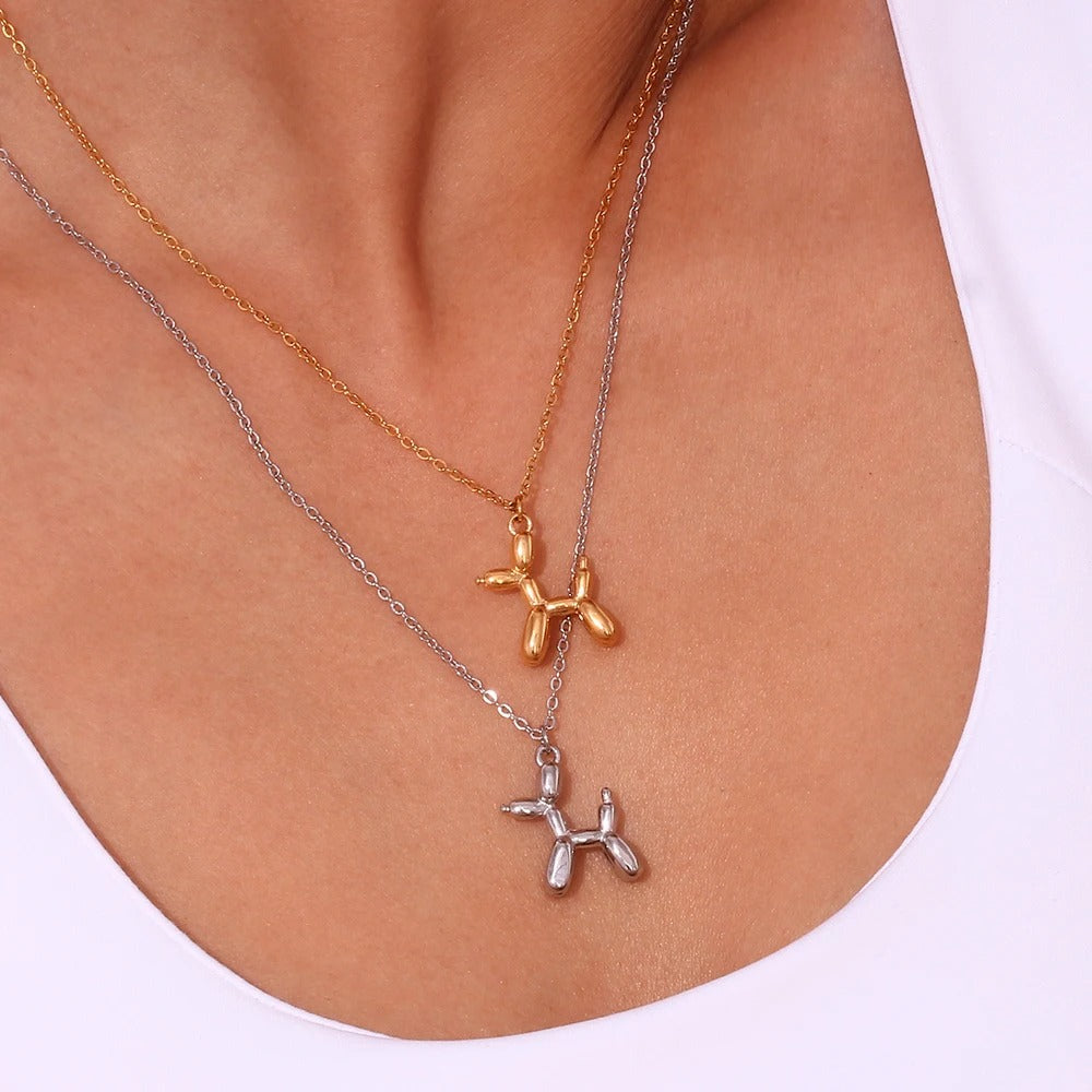 Balloon Pup Necklace