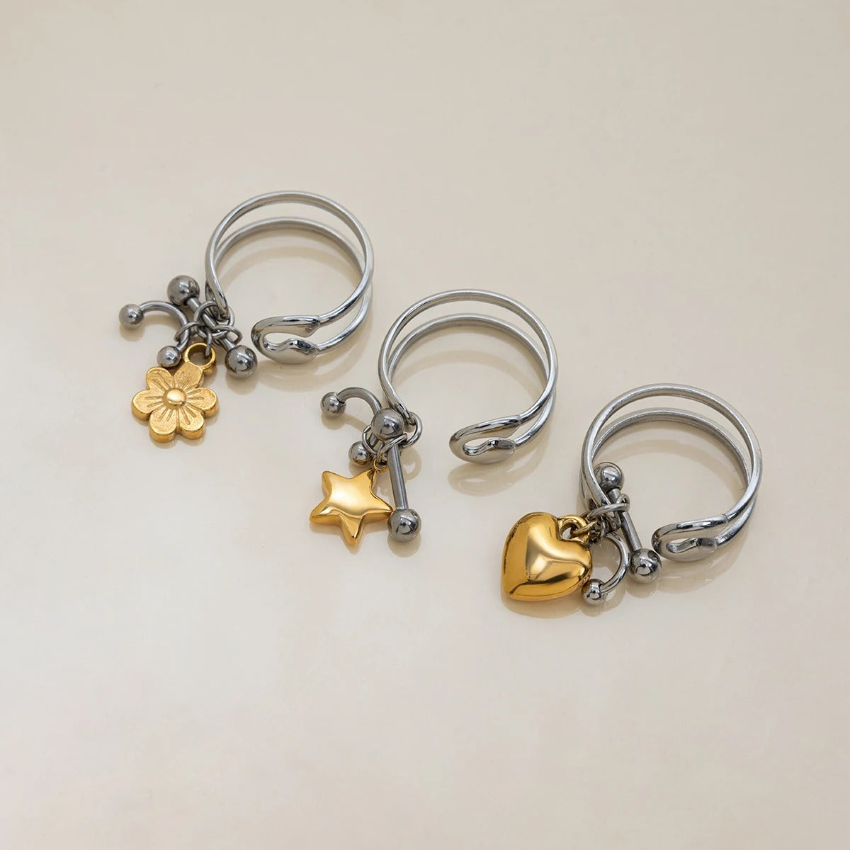 The Celestial Charm Rings