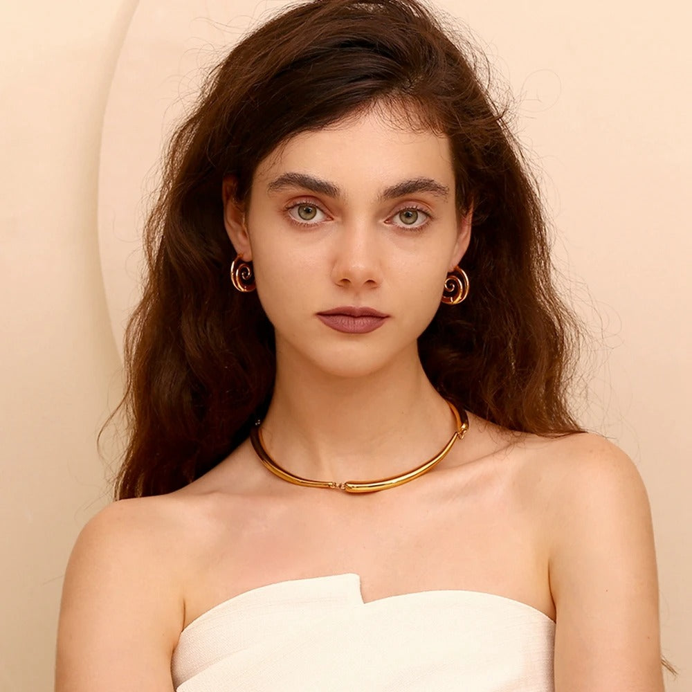 Solara Spiral Earrings