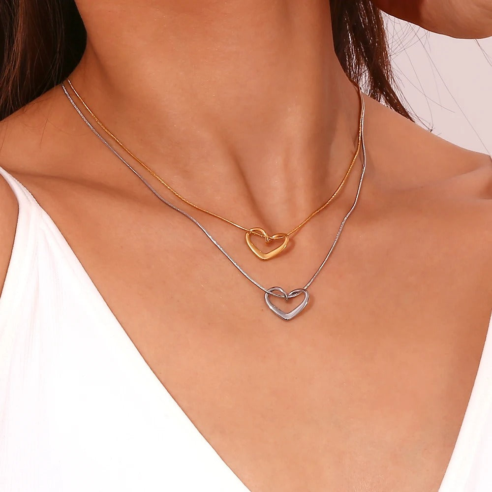 The Twisted Heart Necklace