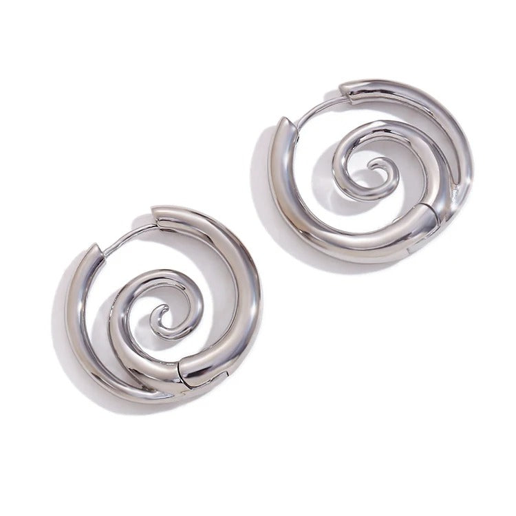 Solara Spiral Earrings