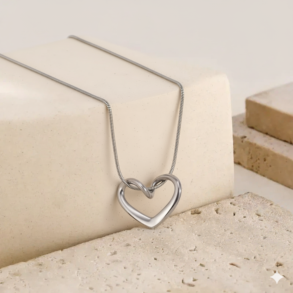 The Twisted Heart Necklace